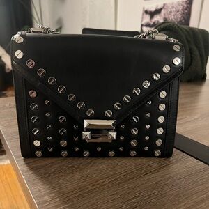 Michael Kors Whitney - large shoulder black leather